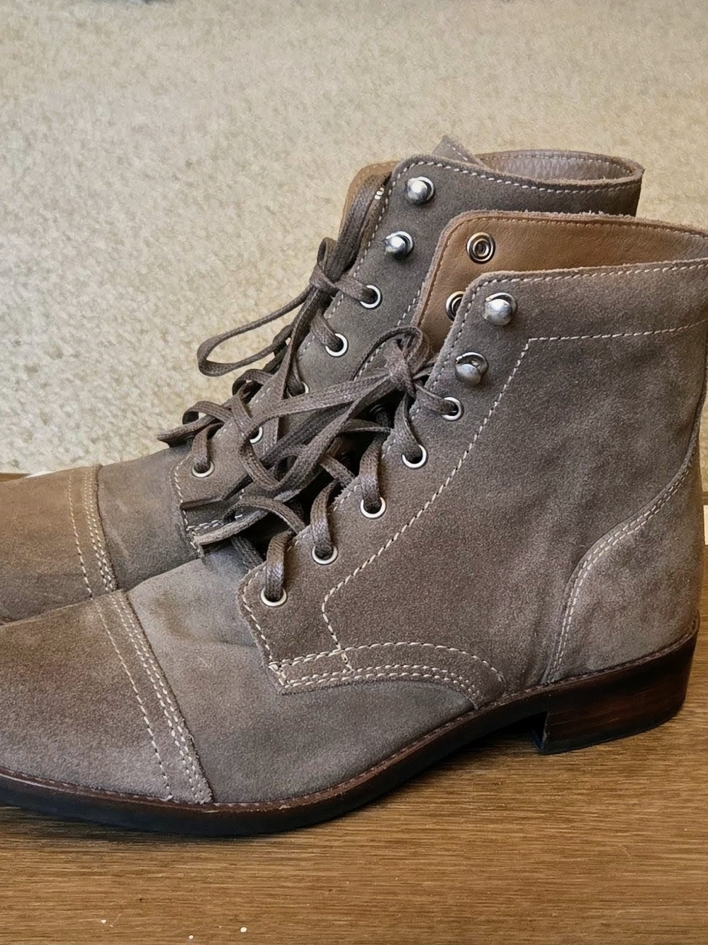 Thursday Boot Company Women's Captain Boots light brown Size 9 - Picture 2 of 7